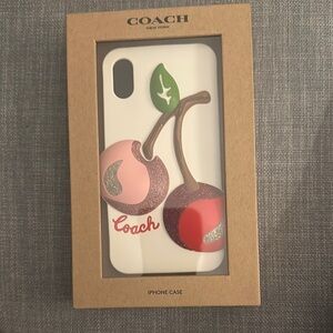Coach Cherry iPhone X Case